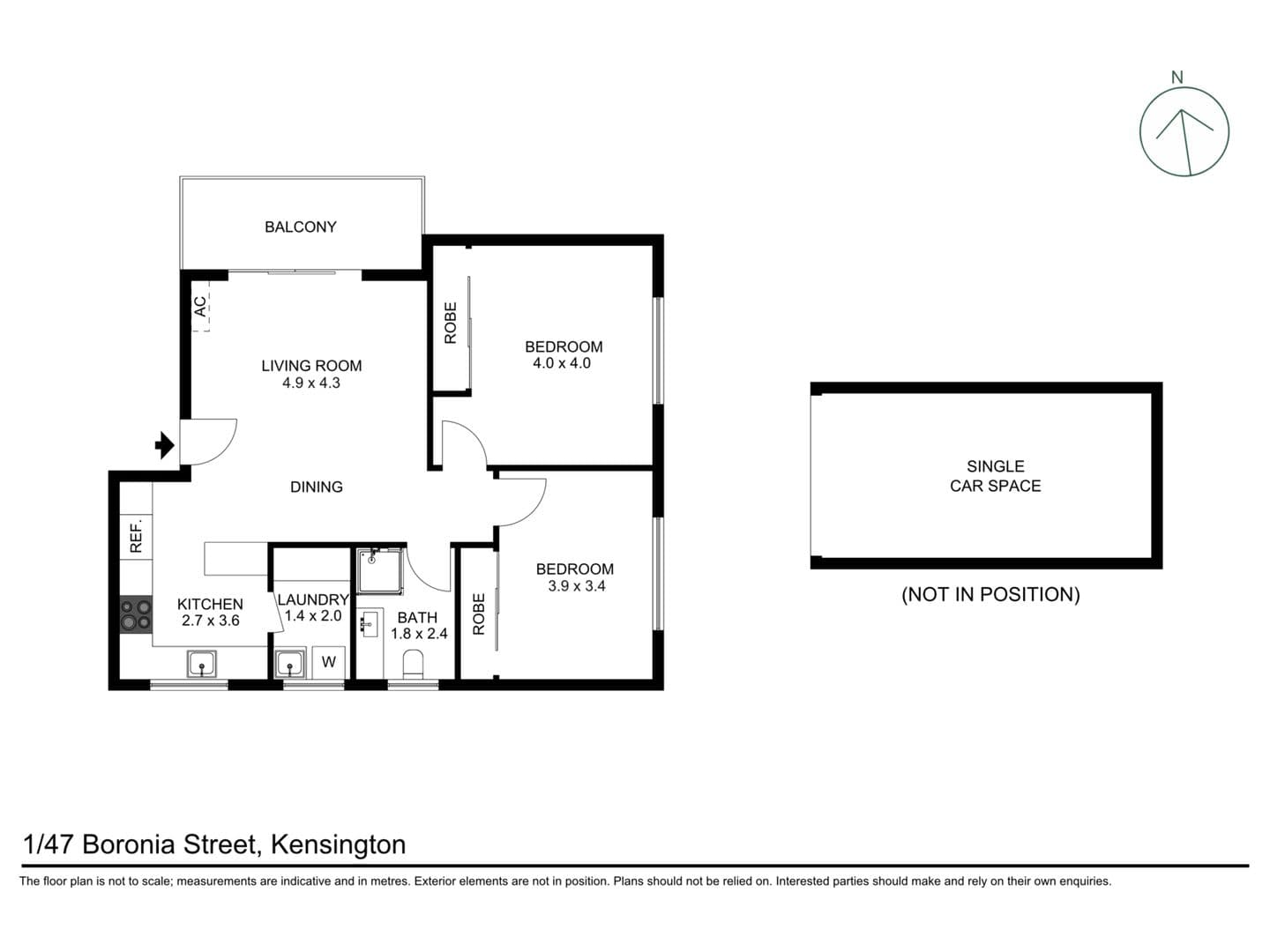1/47 Boronia Street, Kensington NSW