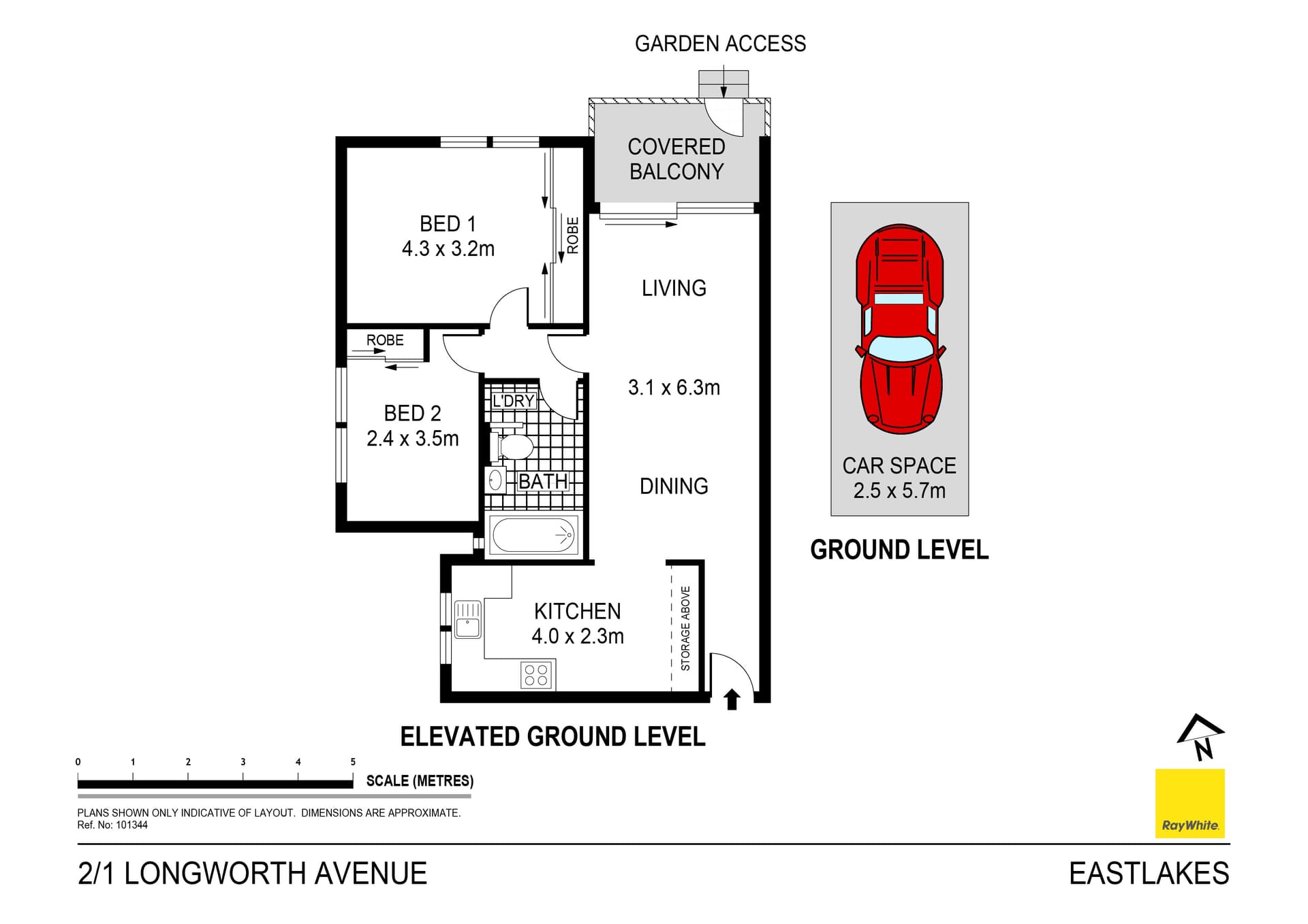 2/1 Longworth Avenue, Eastlakes NSW