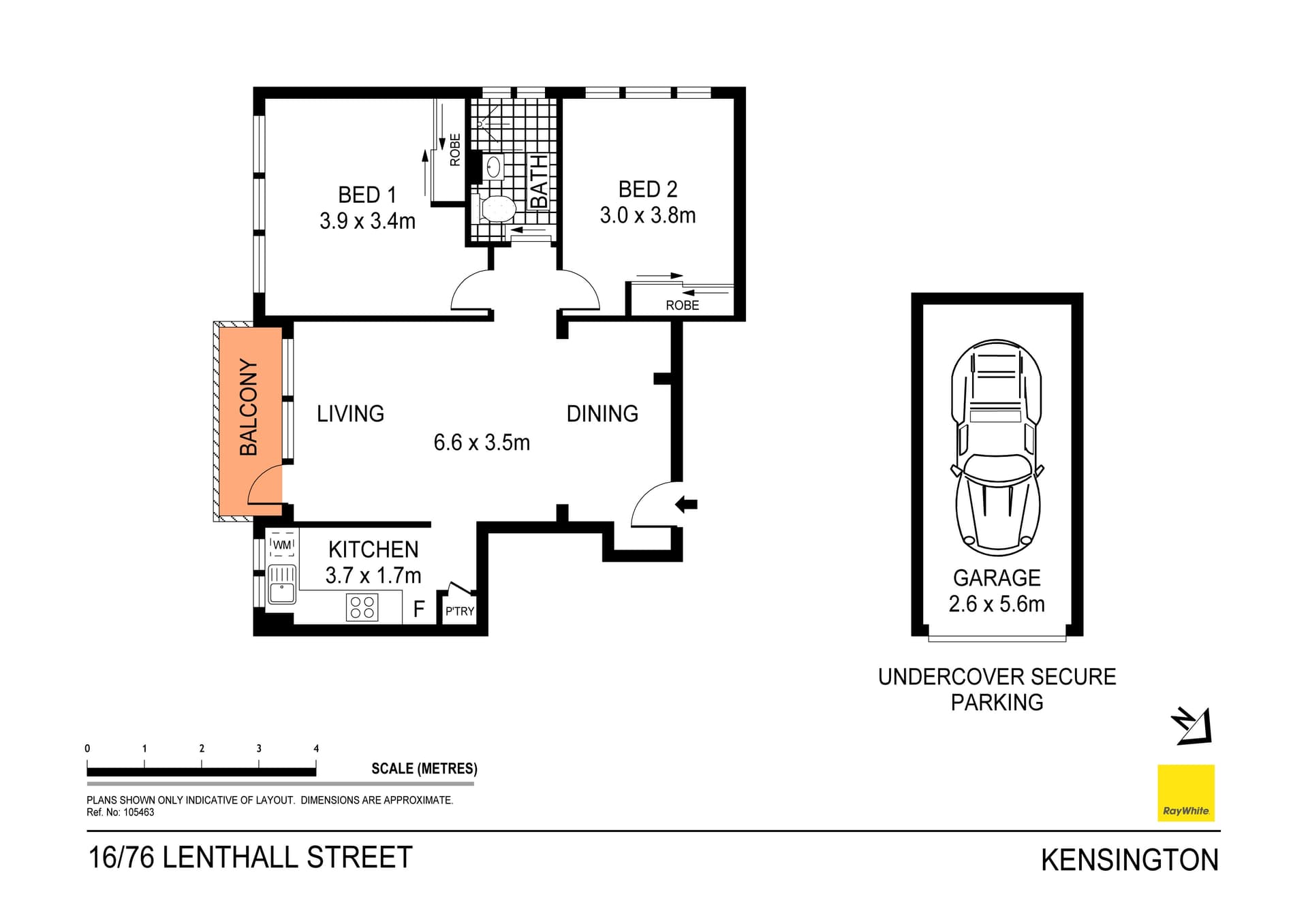 16/76 Lenthall Street, Kensington NSW