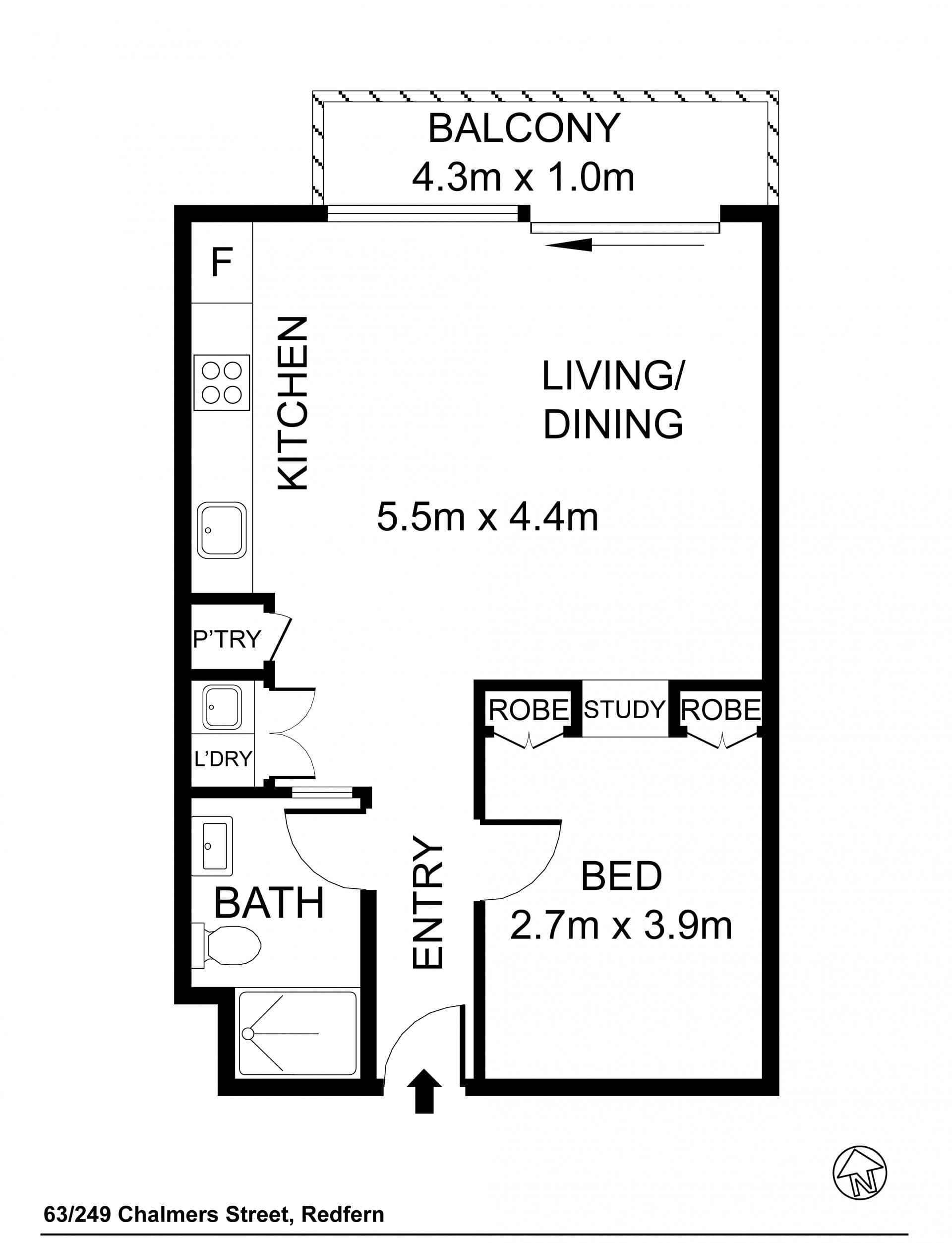 63/249 Chalmers Street, Redfern NSW