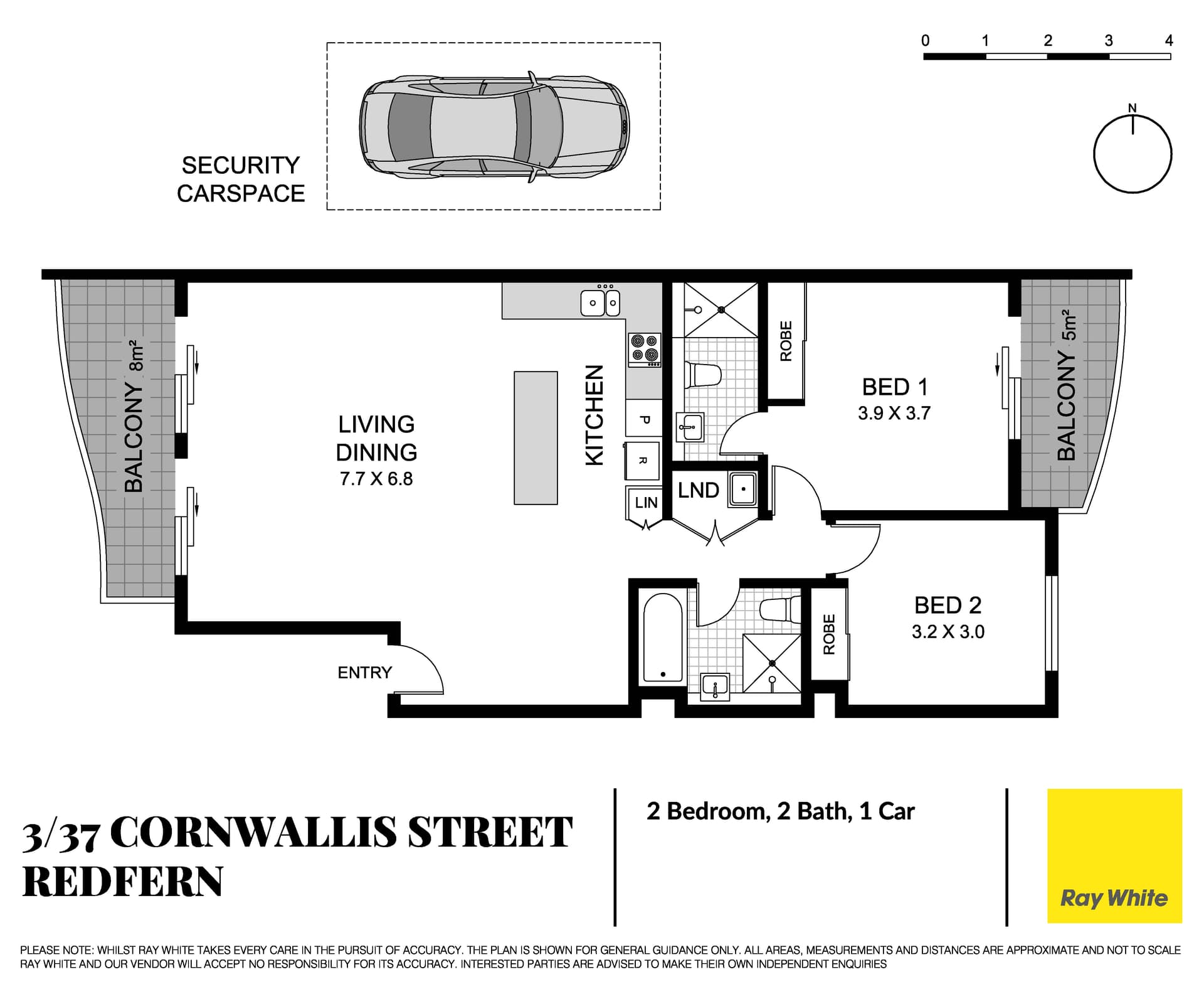 3/37 Cornwallis Street, Redfern NSW