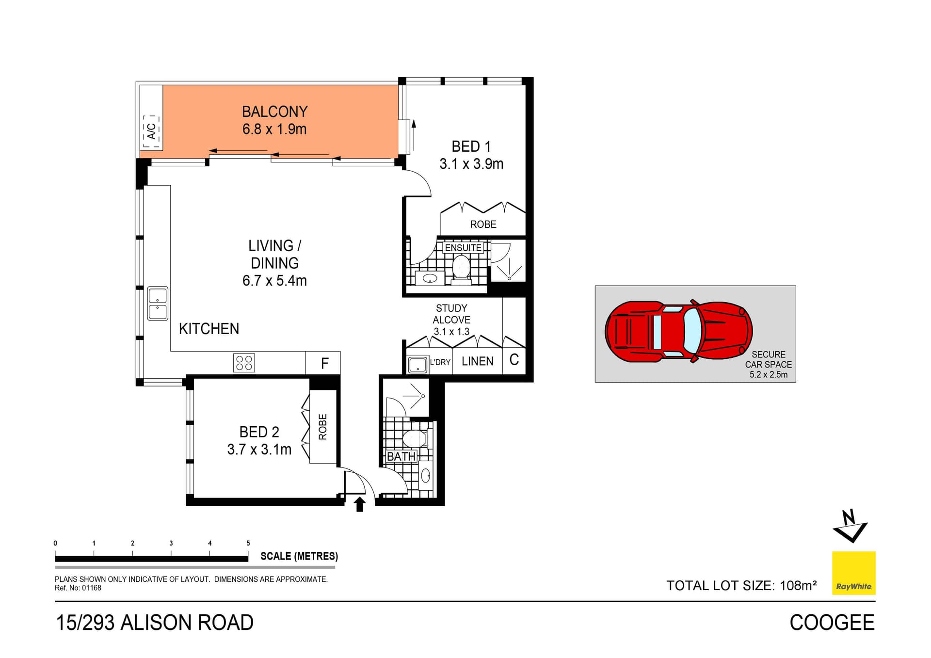 15/293 Alison Road, Coogee NSW