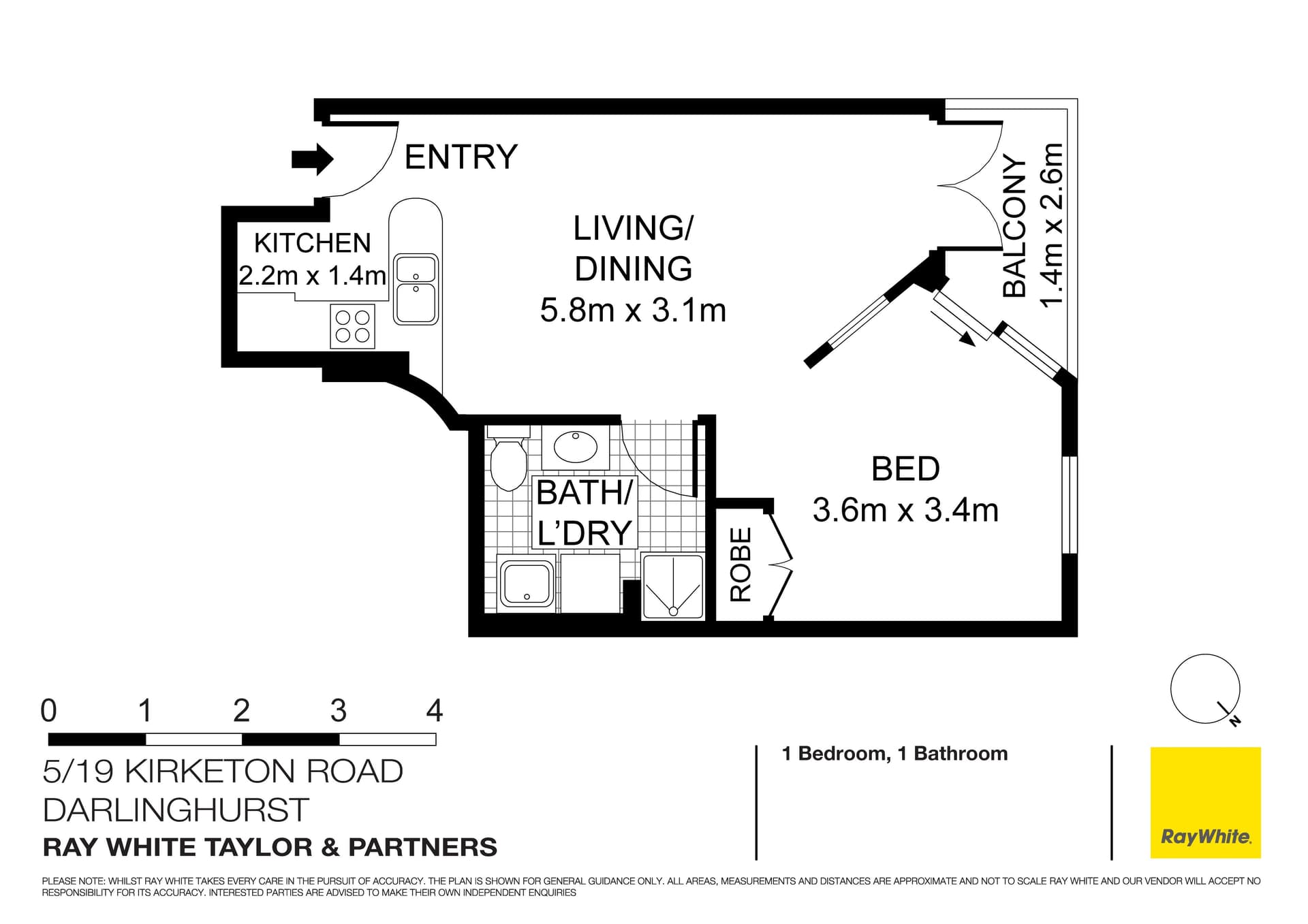 5/19 Kirketon Road, Darlinghurst NSW