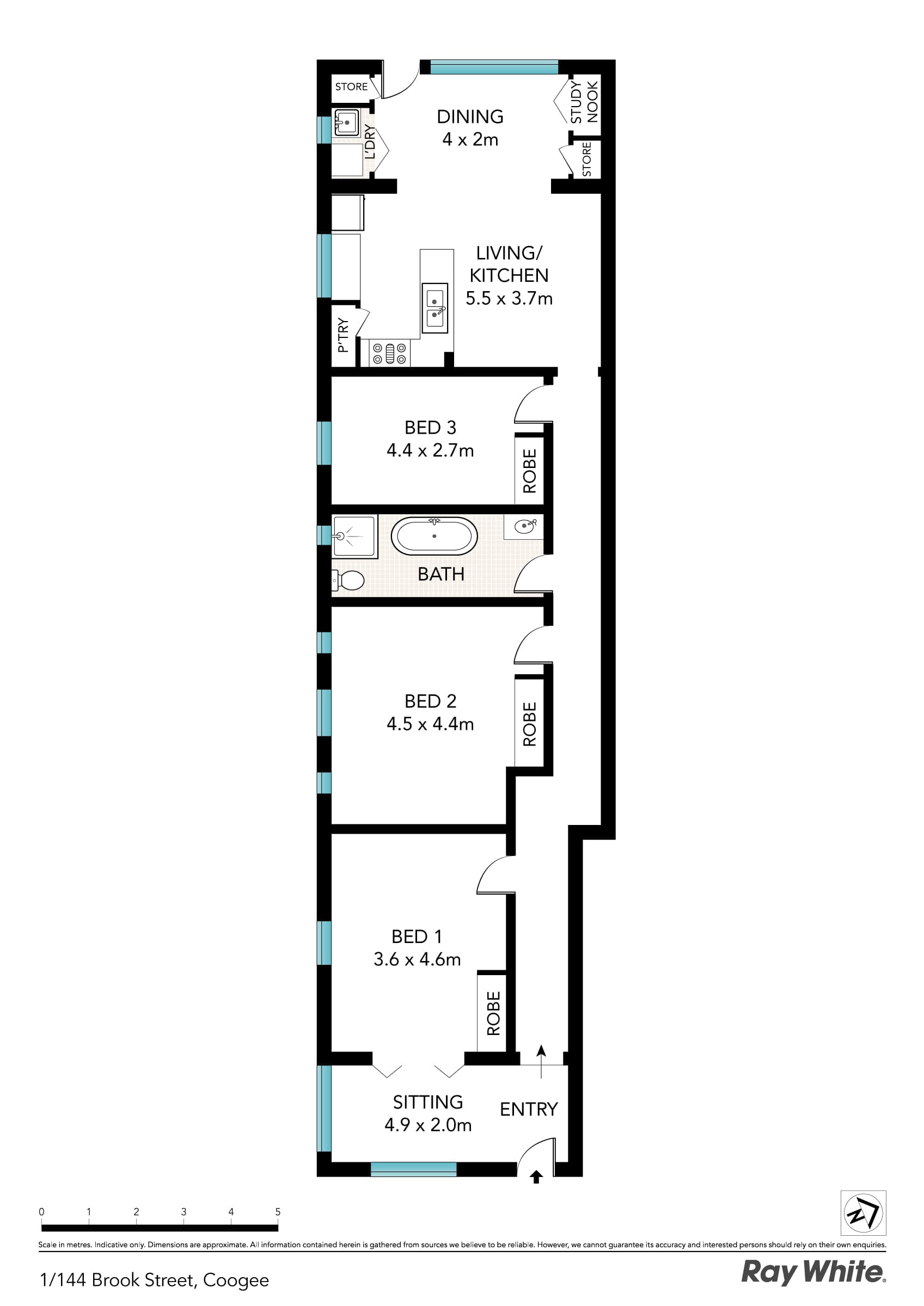 1/144 Brook Street, Coogee NSW