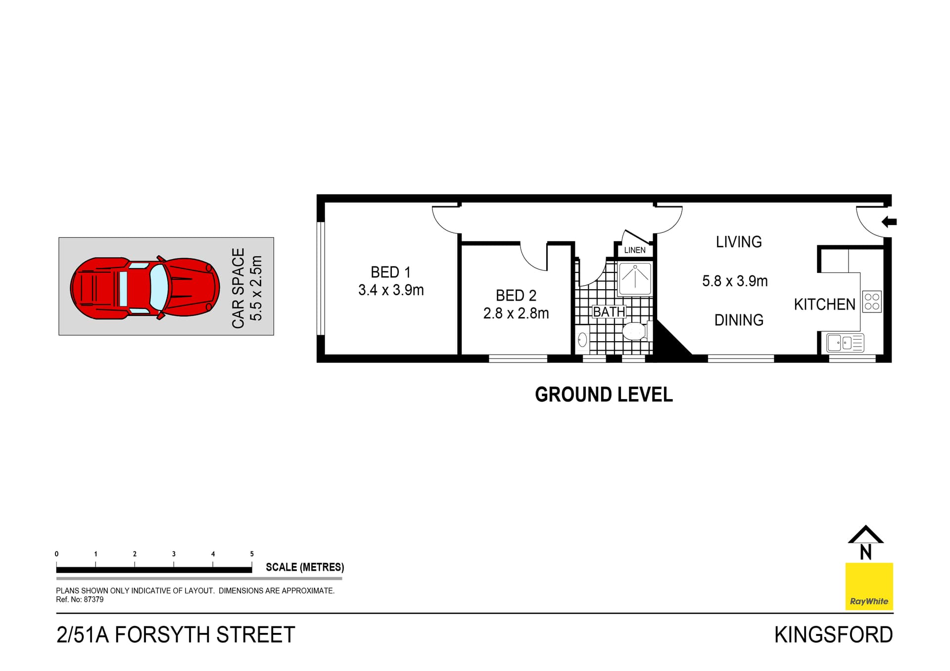 2/51a Forsyth Street, Kingsford NSW