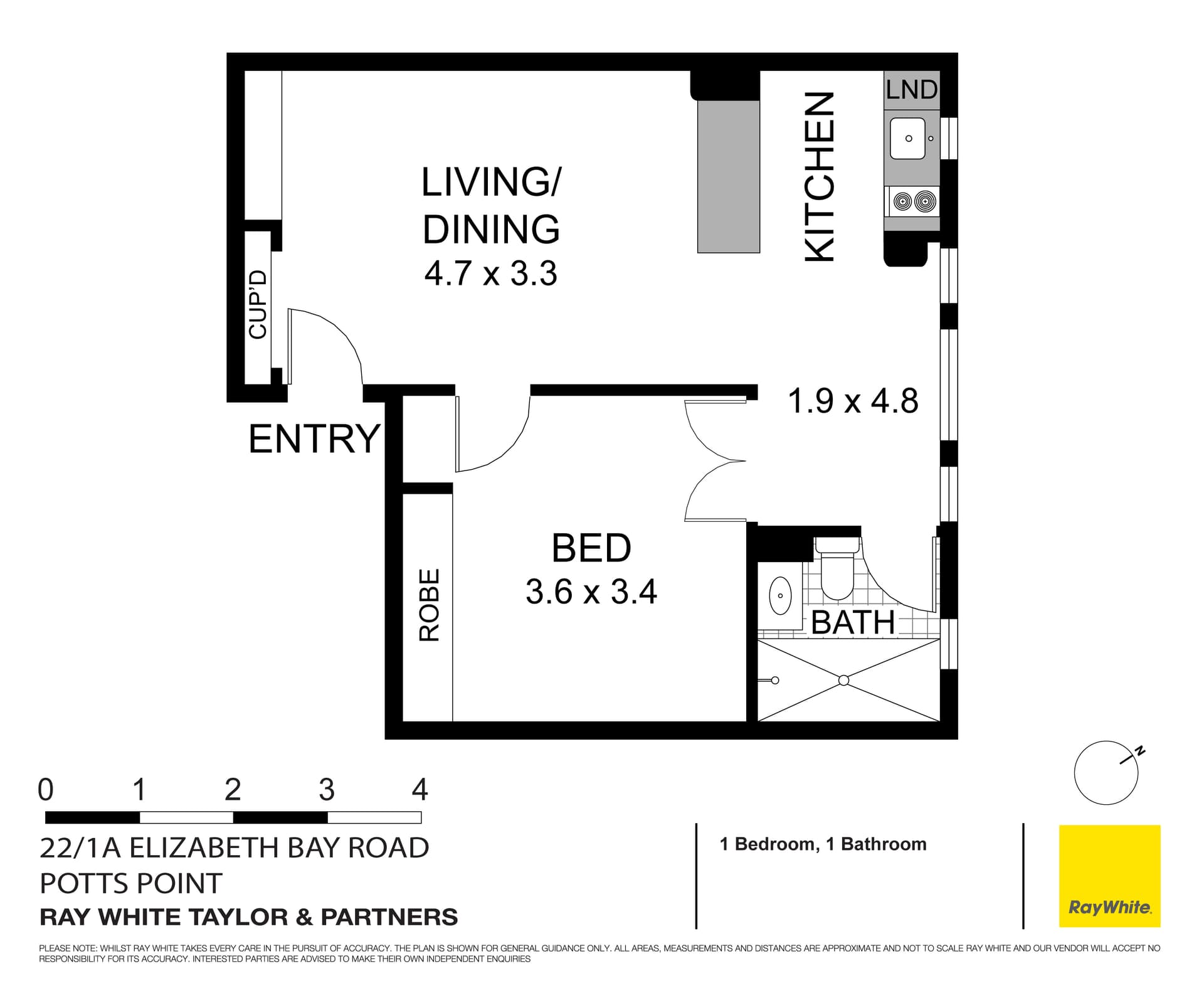 22/1A Elizabeth Bay Road, Elizabeth Bay NSW