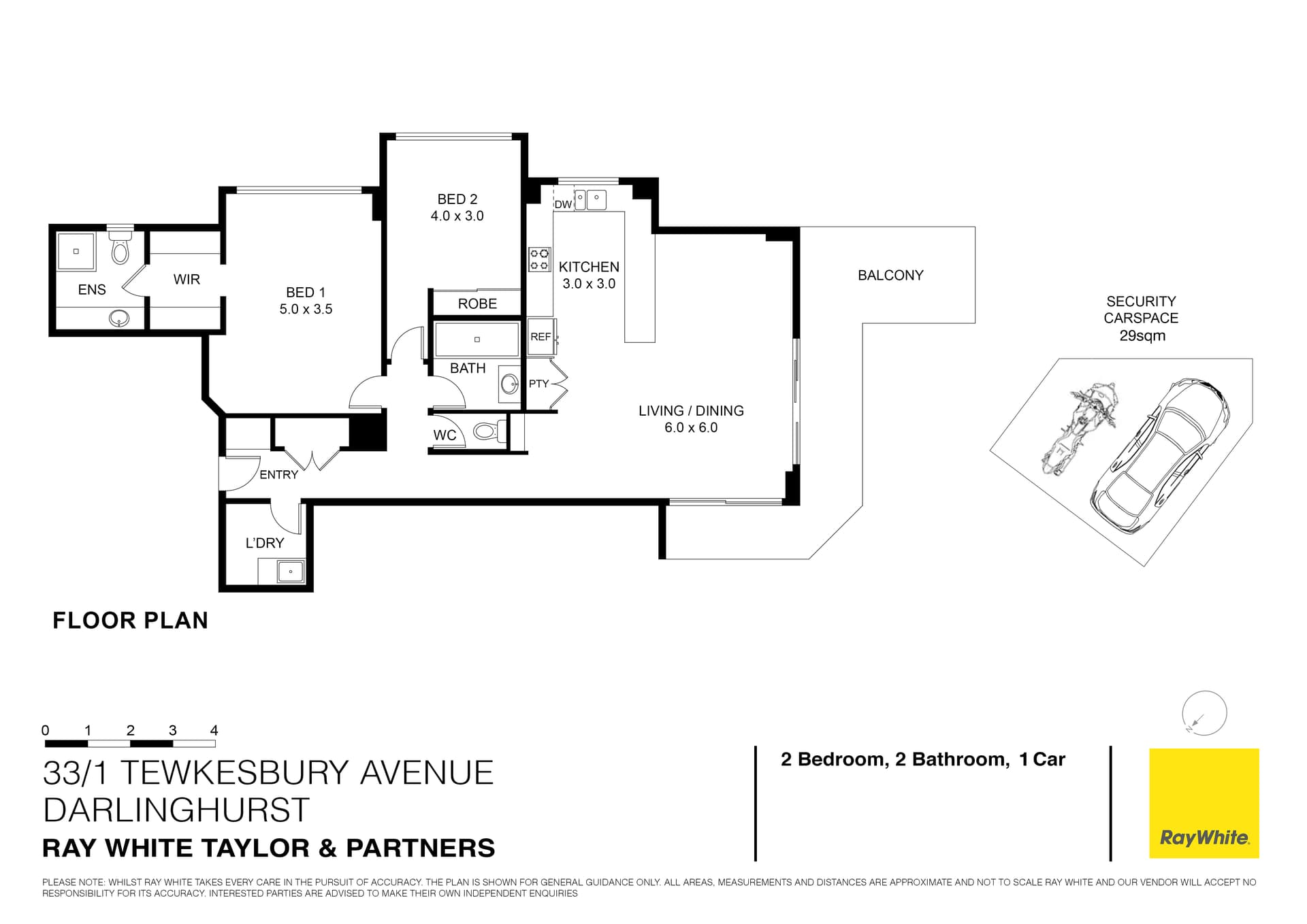33/1 Tewkesbury Avenue, Darlinghurst NSW