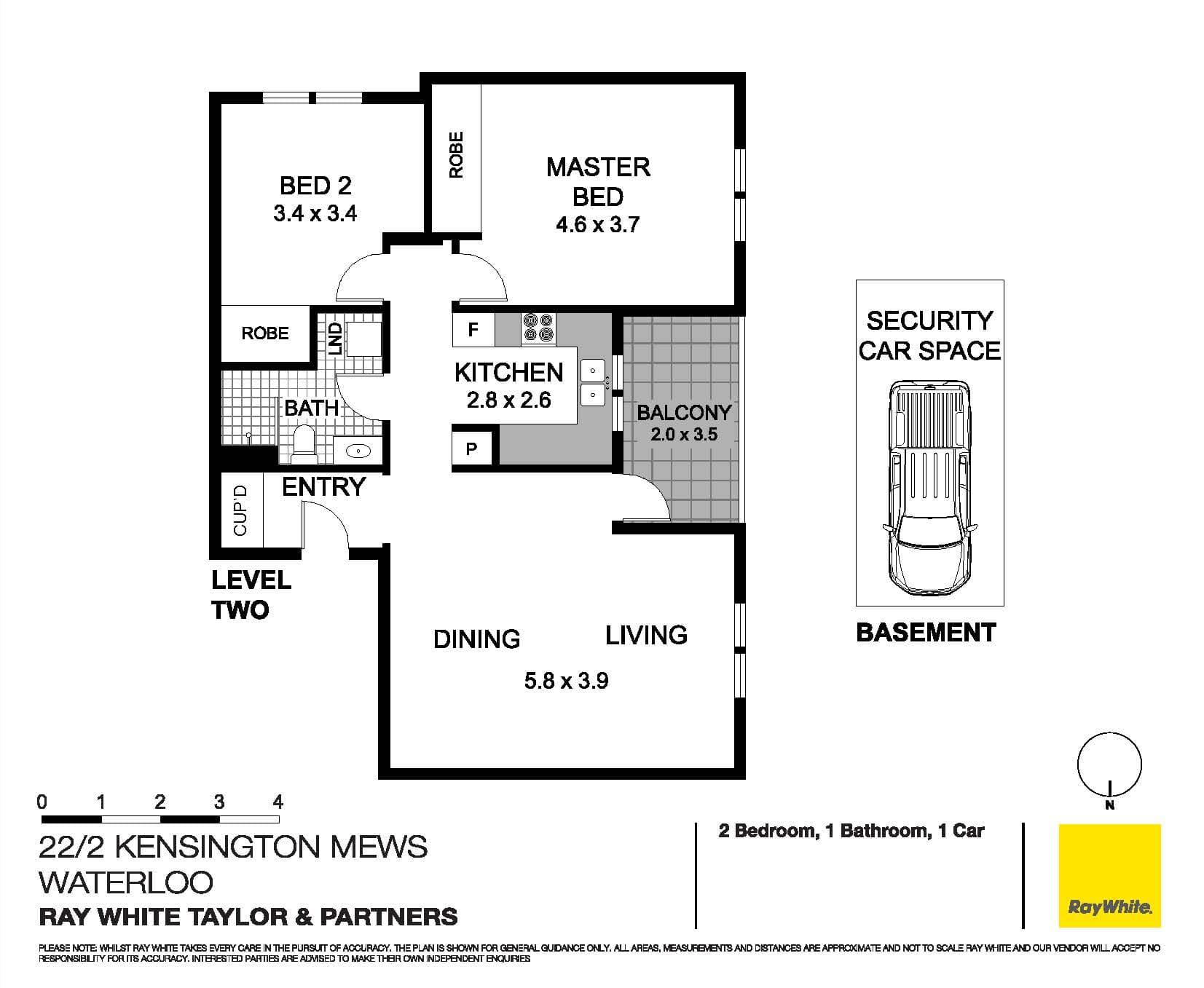 22/2 Kensington Mews, Waterloo NSW