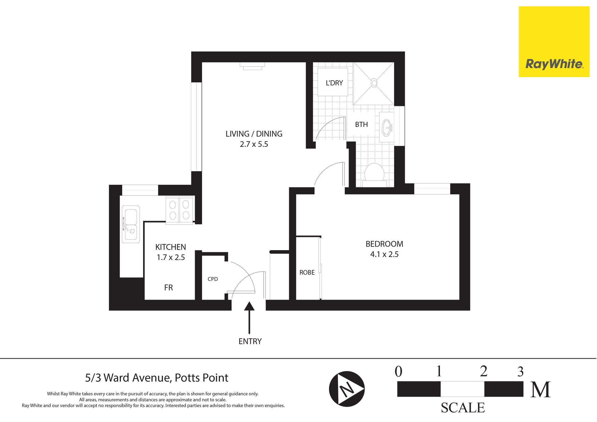 5/3 Ward Avenue, Potts Point NSW