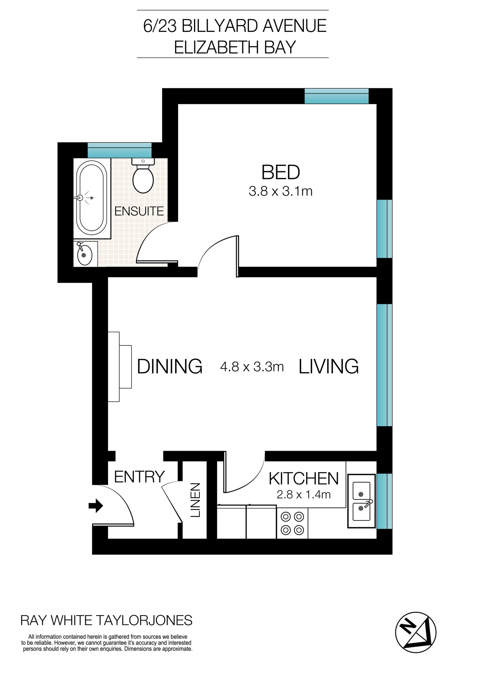 6/23 Billyard Avenue, Elizabeth Bay NSW