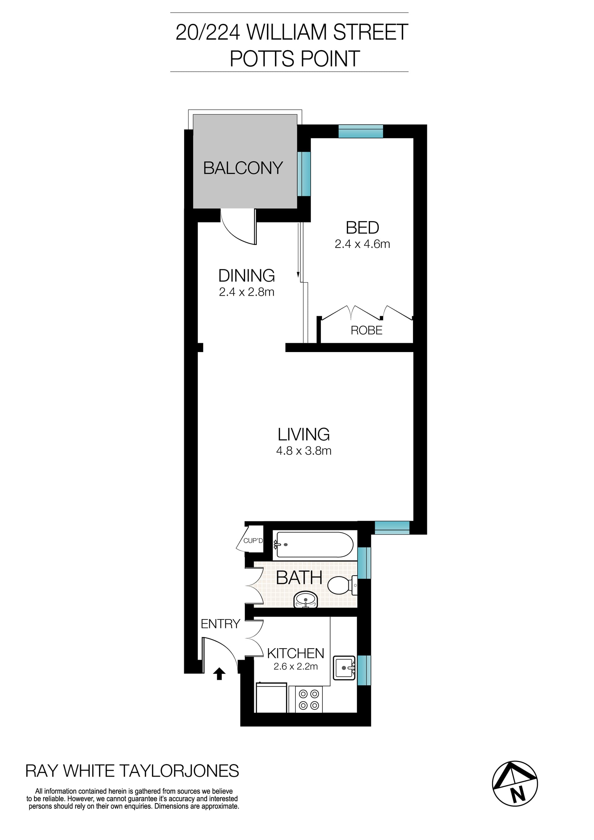 20/224 William Street (settled 2017), Potts Point NSW