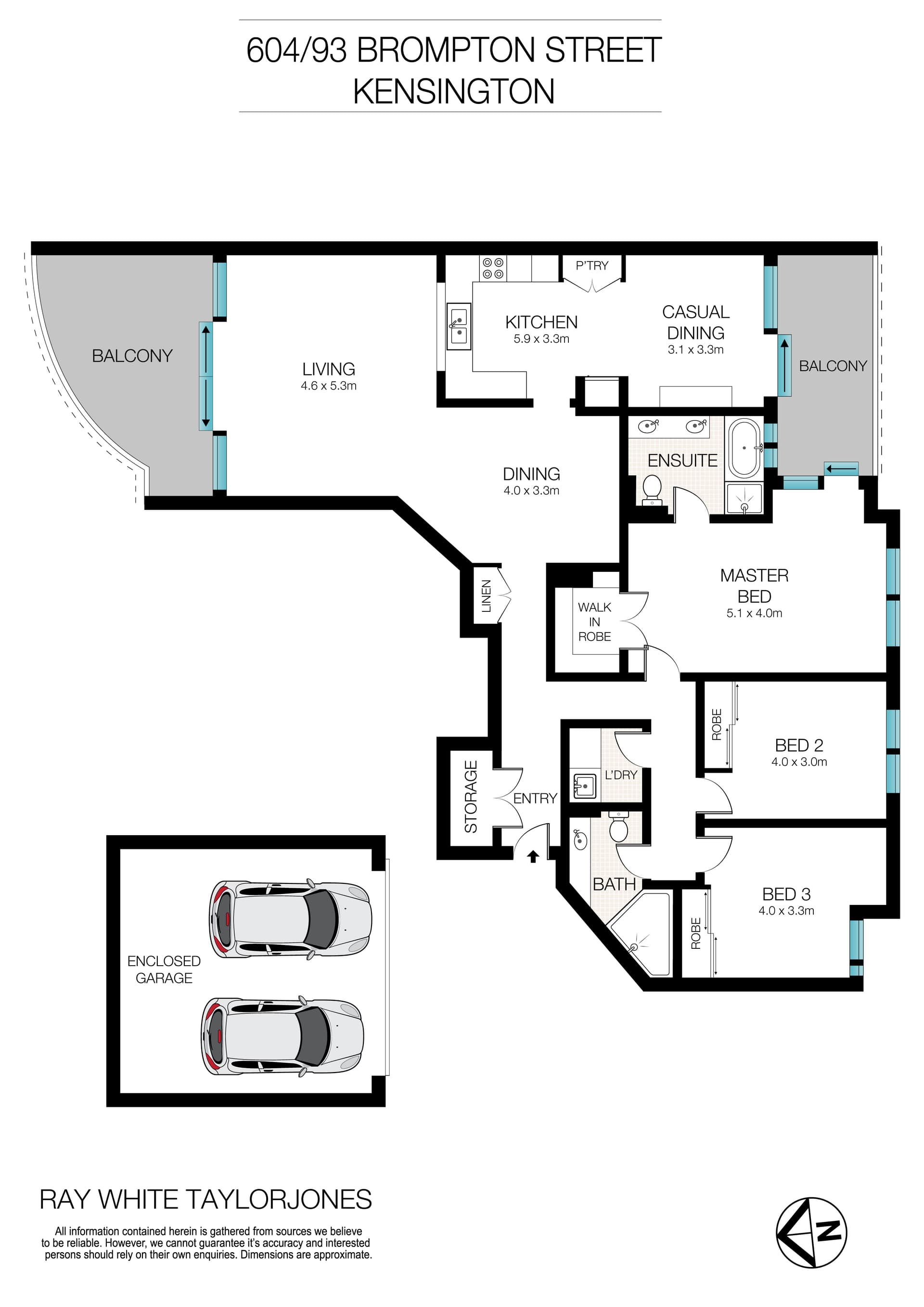 604/93 Brompton Road, Kensington NSW